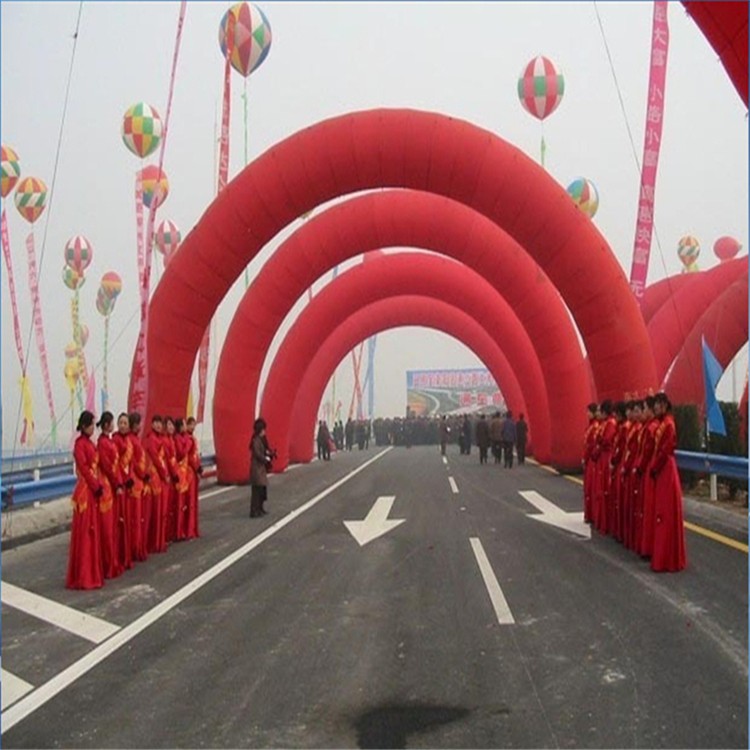 宁波开业纯红拱门